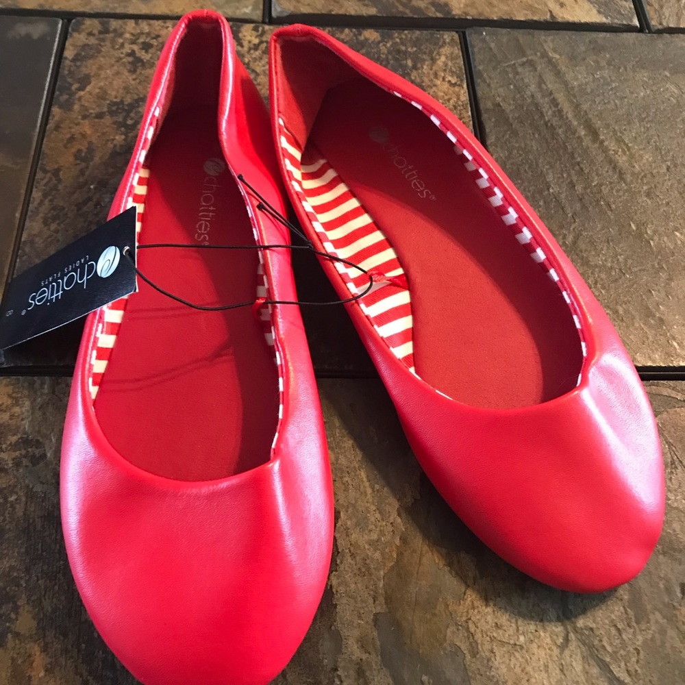 Chatties Red Flats